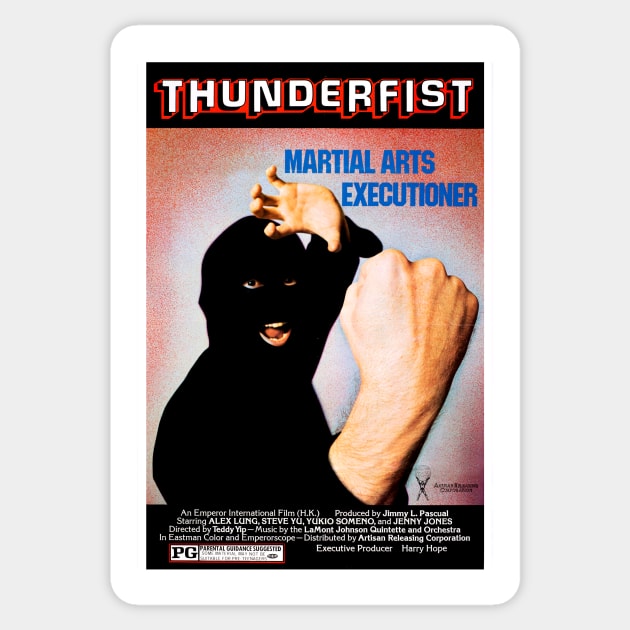 THUNDERFIST Sticker by Scum & Villainy